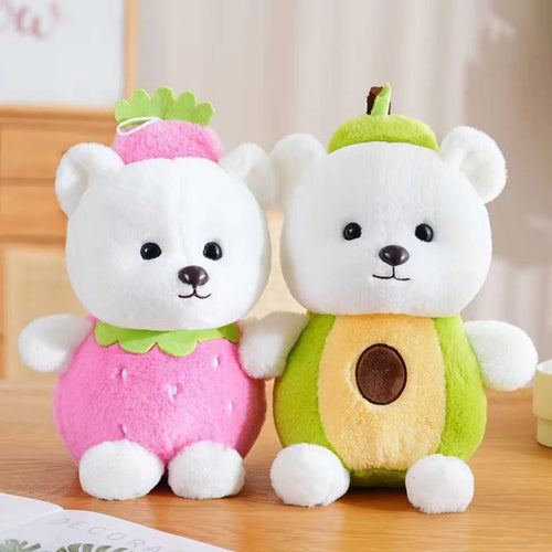 Cute Avacado and Straberry Teddy Bear for Girls