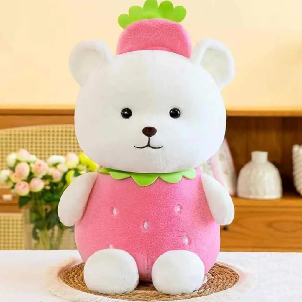 Cute Avacado and Straberry Teddy Bear for Girls