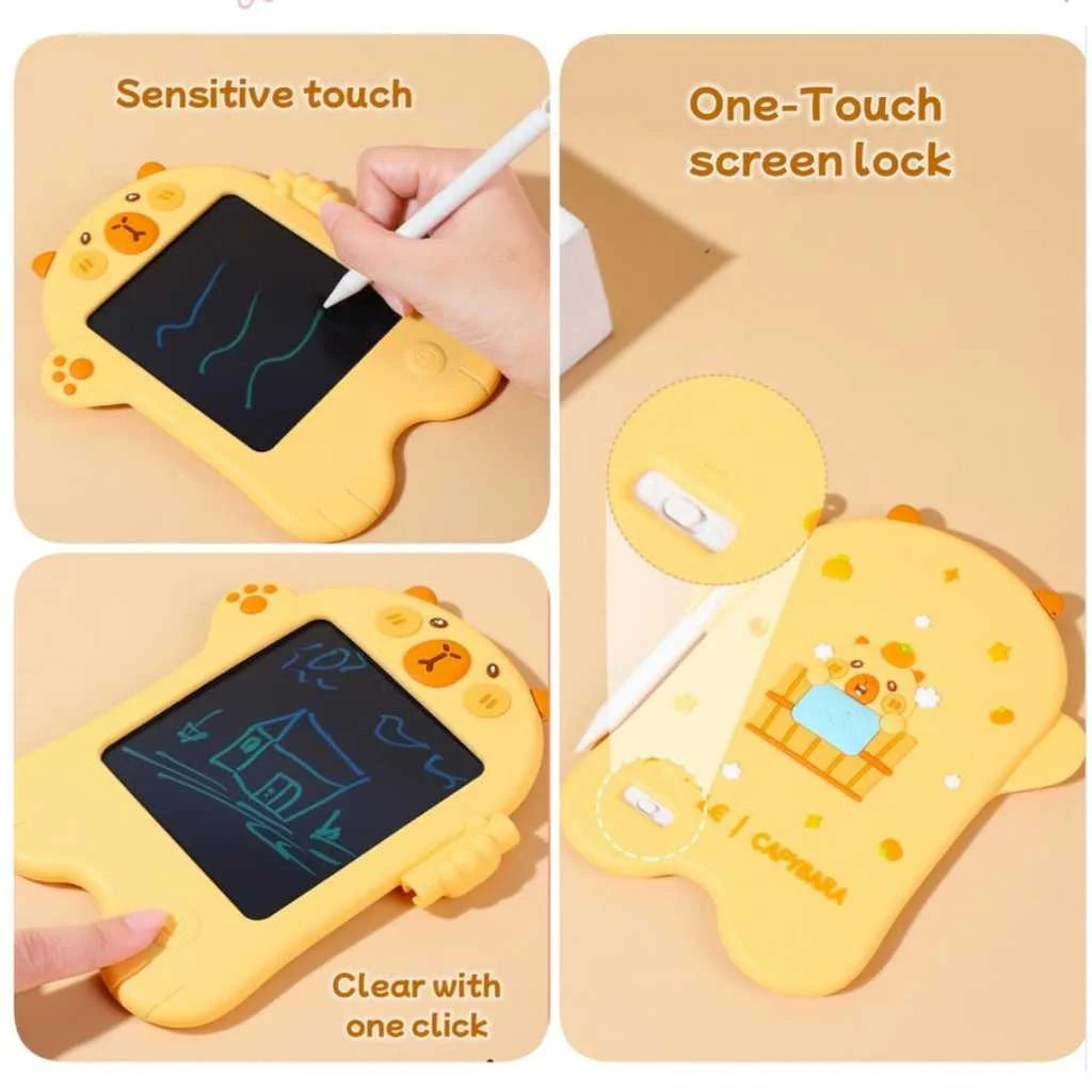 Cute Bear and Panda Theme LCD Writing Pad 6.5 Inches