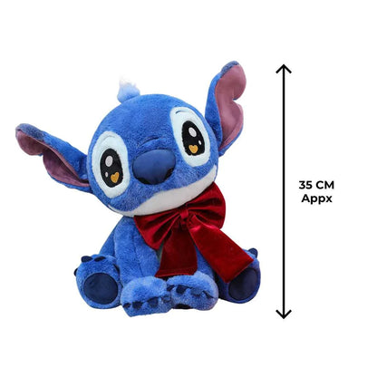 Cute Blue Alien Soft Toy with Sparkling Eyes 35cm