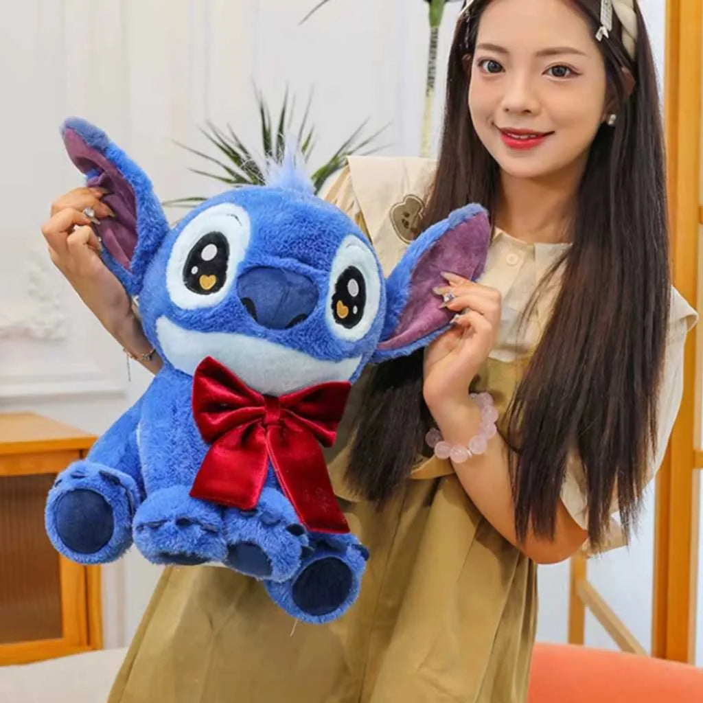Cute Blue Alien Soft Toy with Sparkling Eyes 35cm