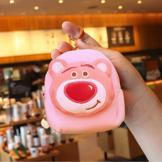 cute cartoon animal mini bag keychain