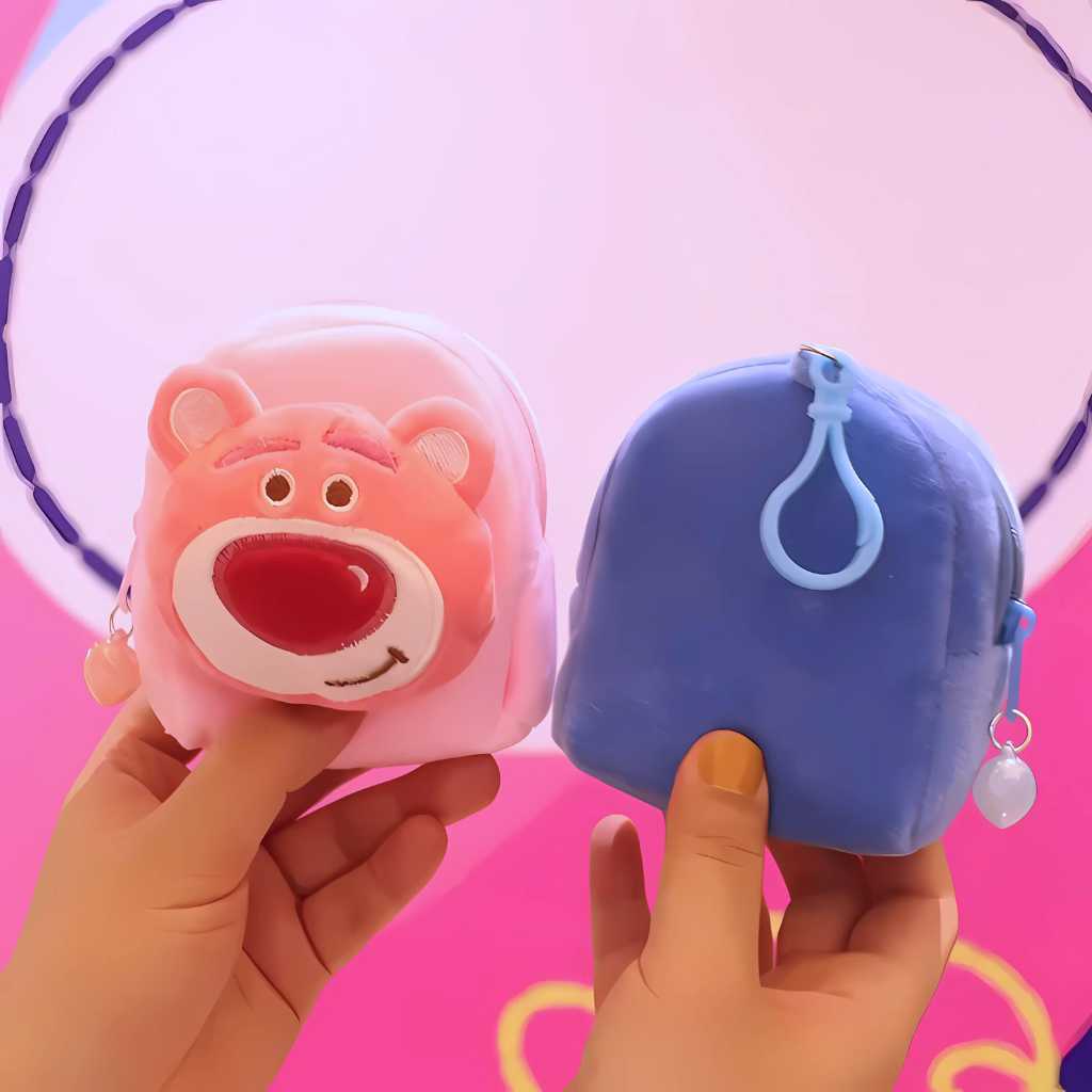 cute cartoon animal mini bag keychain