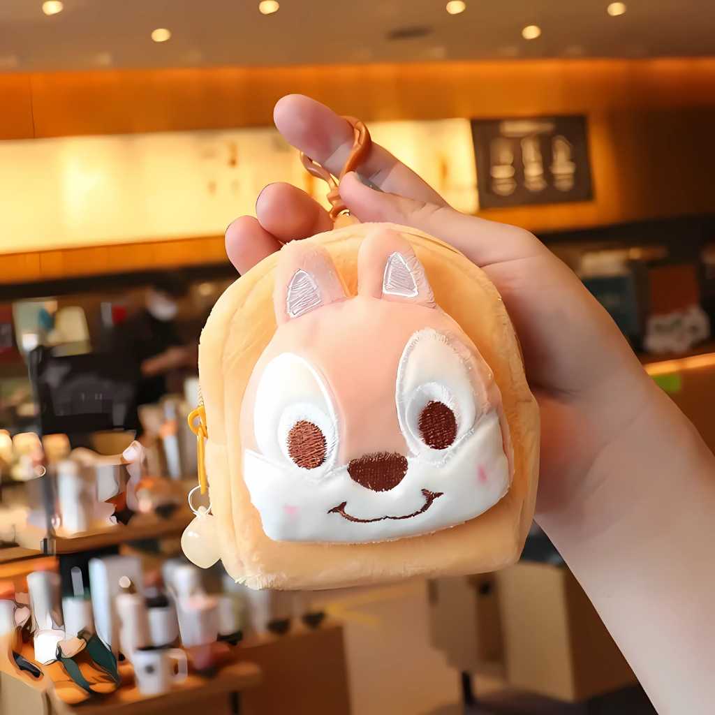 cute cartoon animal mini bag keychain
