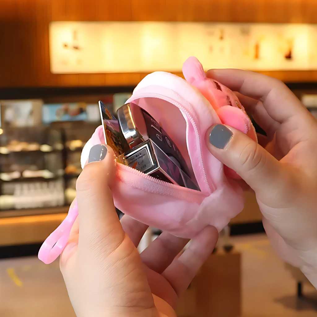 cute cartoon animal mini bag keychain