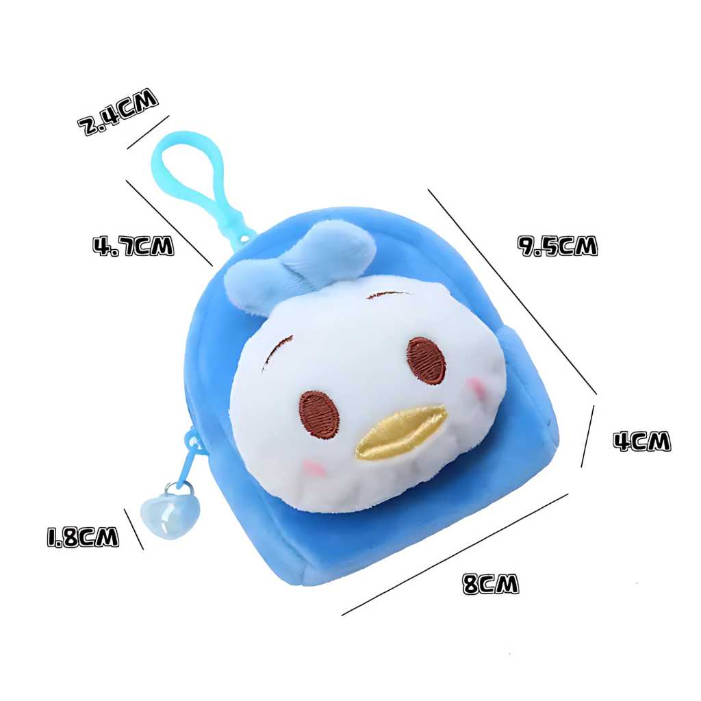 cute cartoon animal mini bag keychain