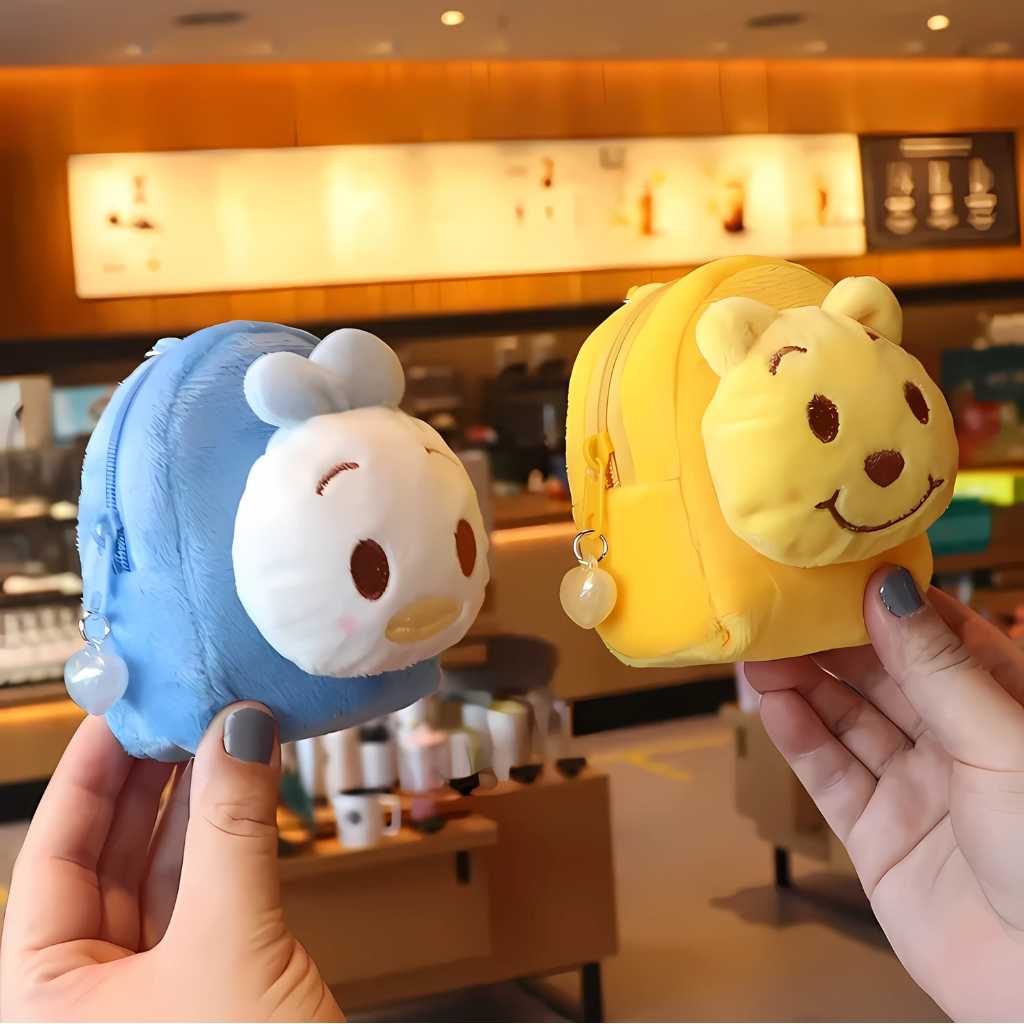cute cartoon animal mini bag keychain