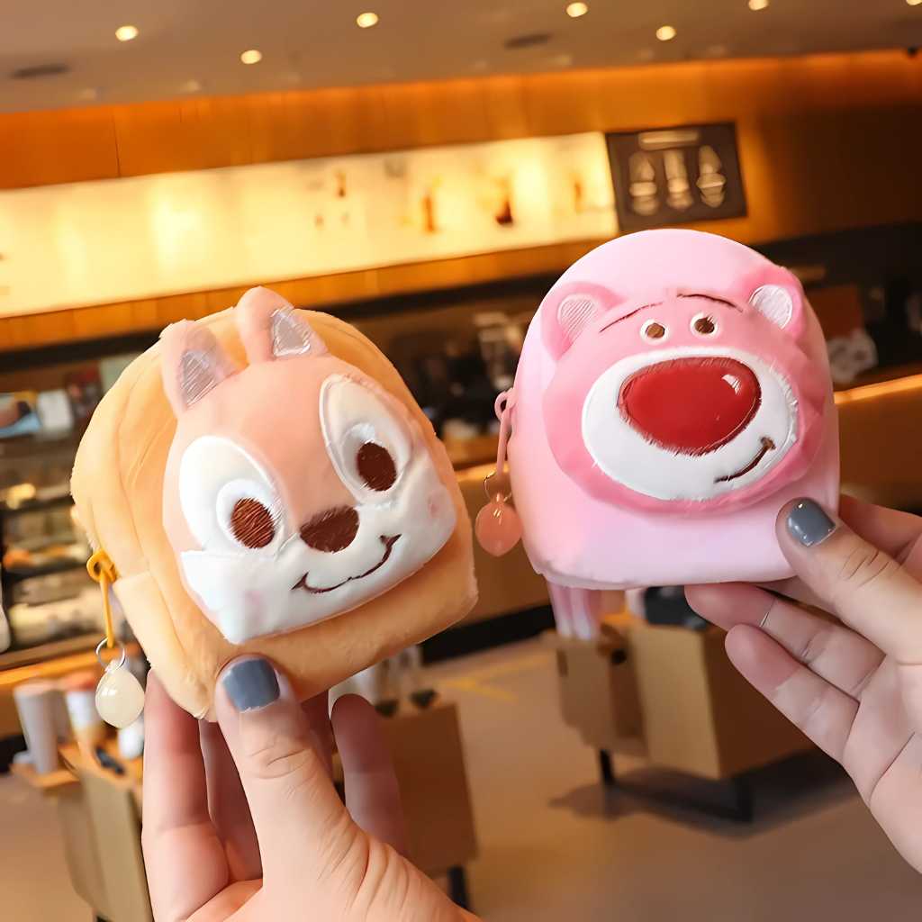 cute cartoon animal mini bag keychain