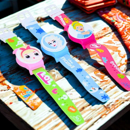 Cute Cartoon Character Kids Digital Watch for Girls