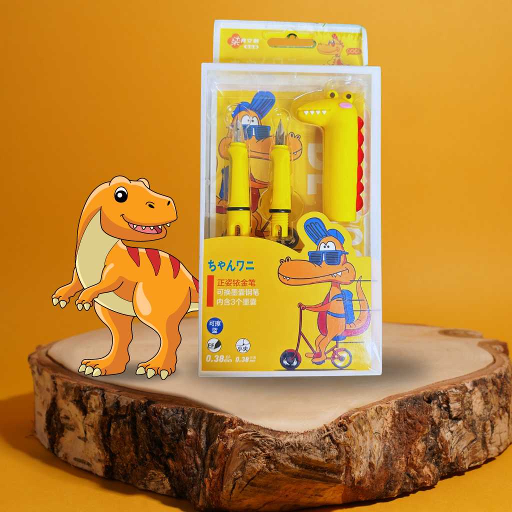 cute cartoon character pen set for kids