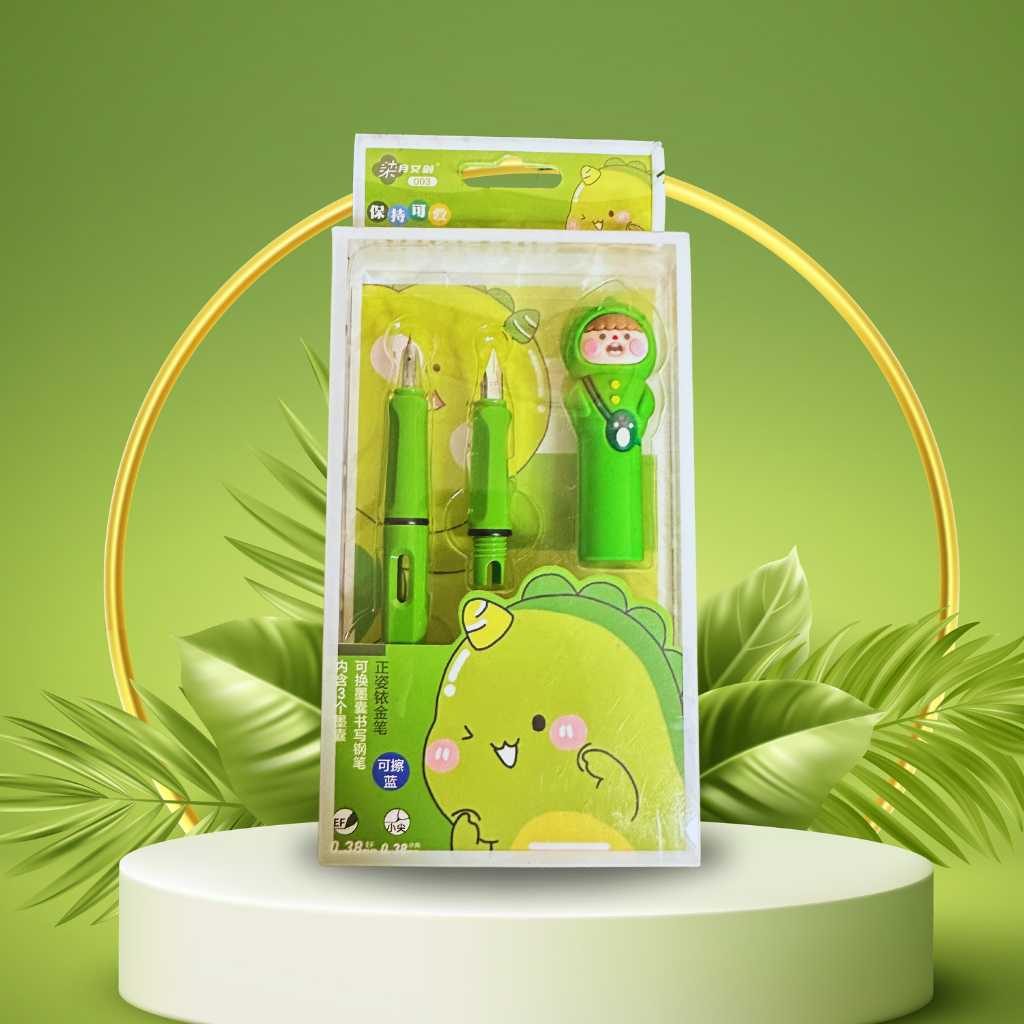 cute cartoon character pen set for kids