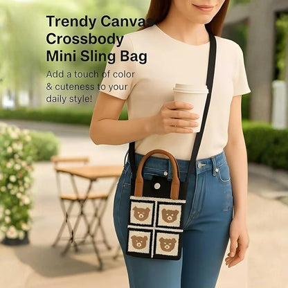 Cute Cartoon Design Sling Bag for Women and Girls