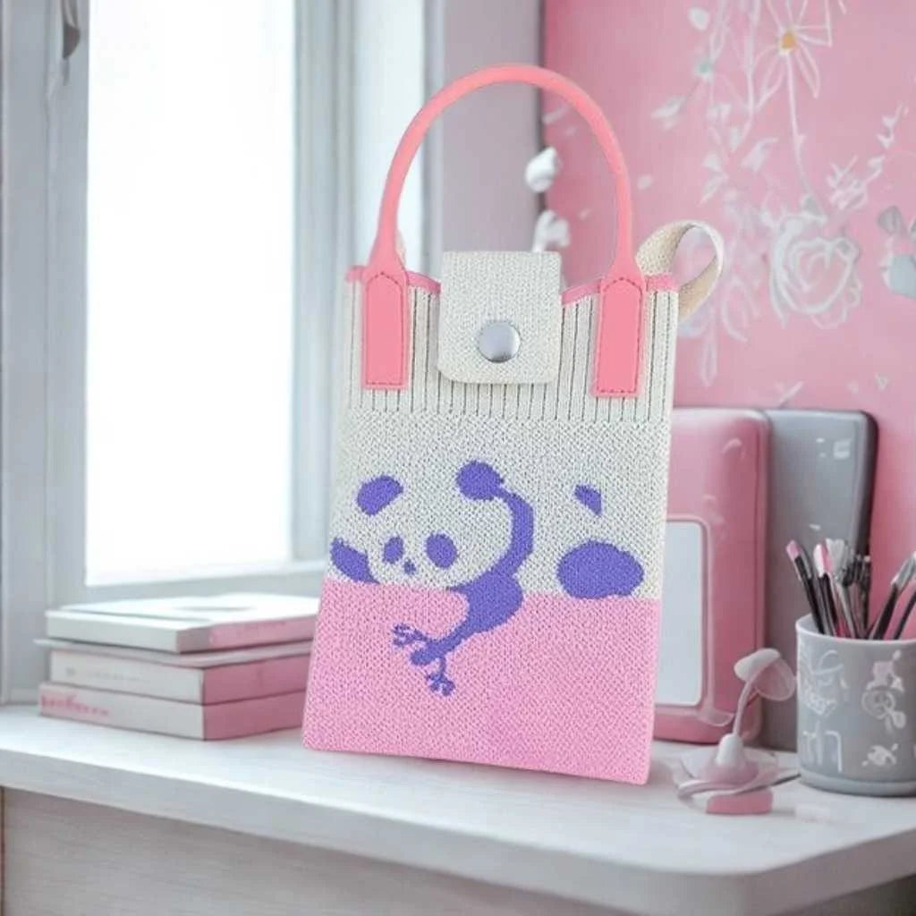 Cute Cartoon Design Sling Bag for Women and Girls