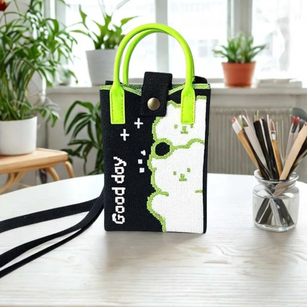 Cute Cartoon Design Sling Bag for Women and Girls