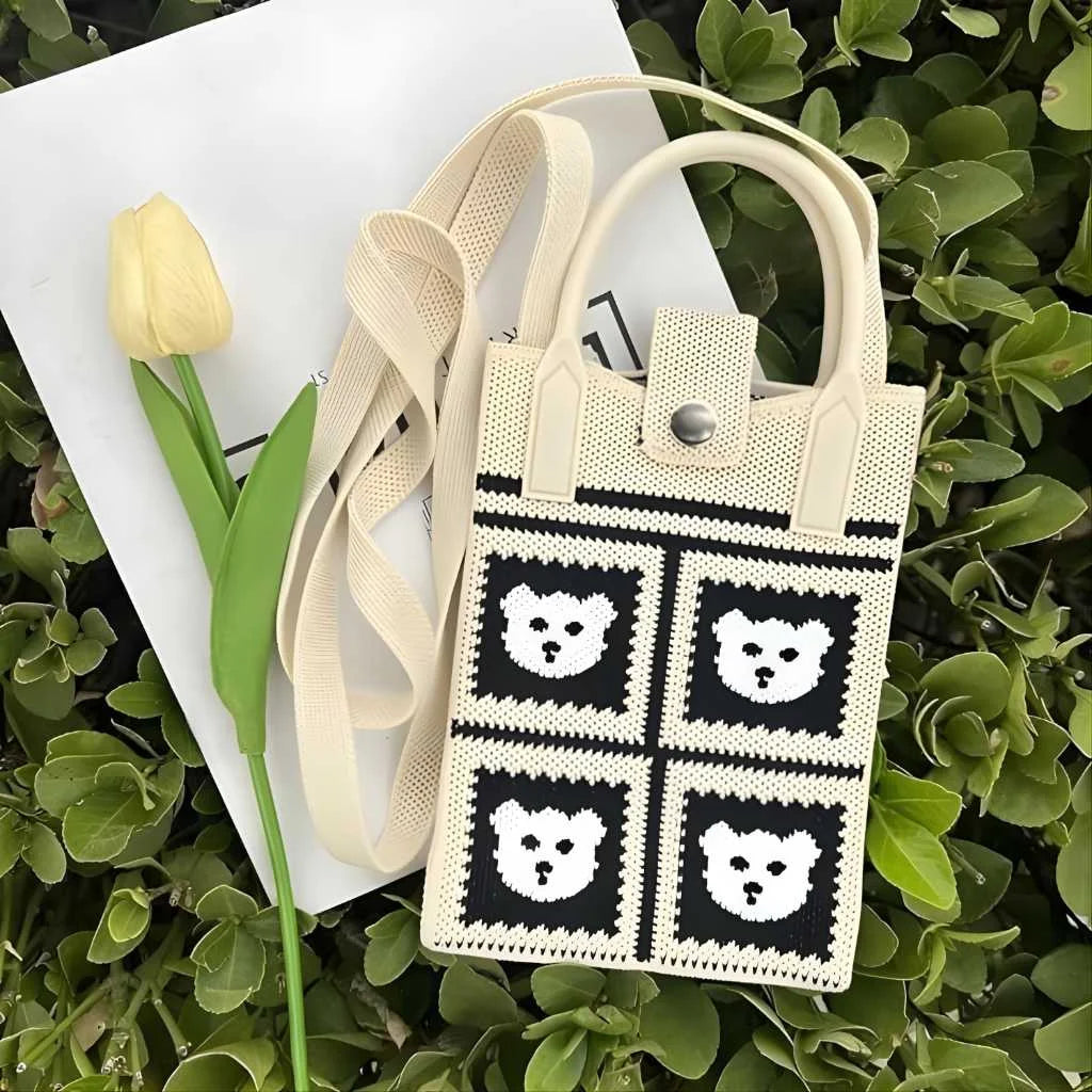 Cute Cartoon Design Sling Bag for Women and Girls