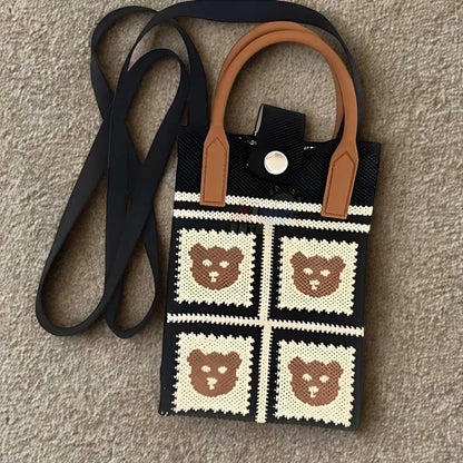 Cute Cartoon Design Sling Bag for Women and Girls