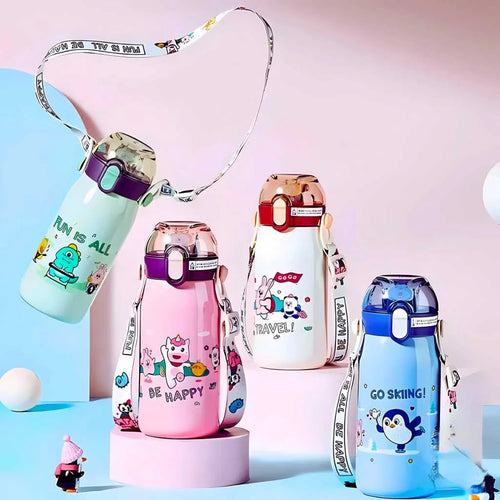 Cute Cartoon Insulated Kids Water Bottles 530ml
