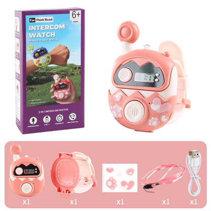 Cute Cartoon Realistic Childrens Walkie Talkies Watch