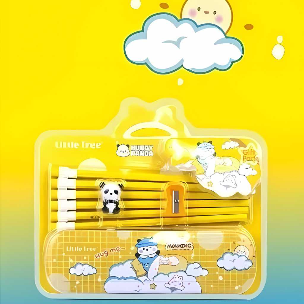 cute cartoon themed stationary set for kids