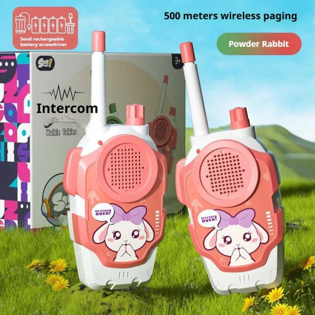 Cute Cartoon Wireless Kids Walkie Talkie 500M Range