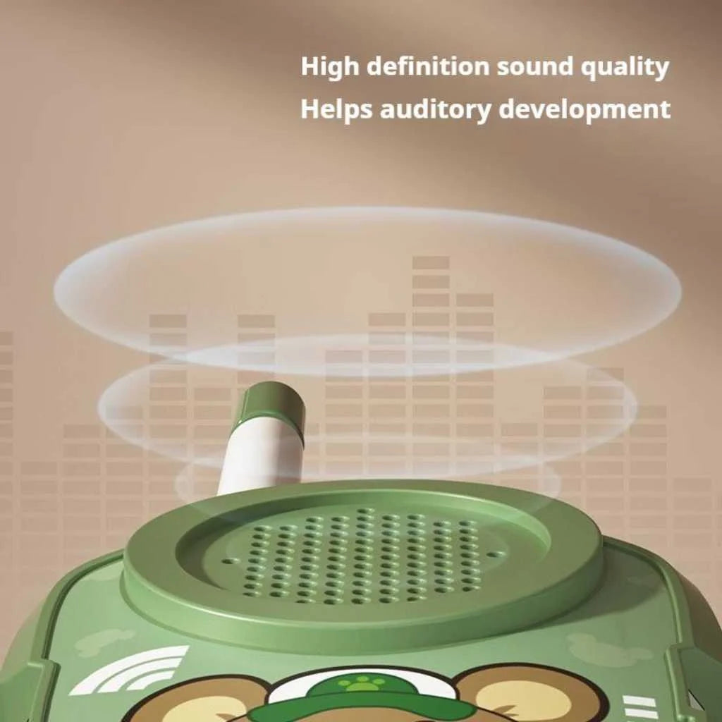 Cute Cartoon Wireless Kids Walkie Talkie 500M Range