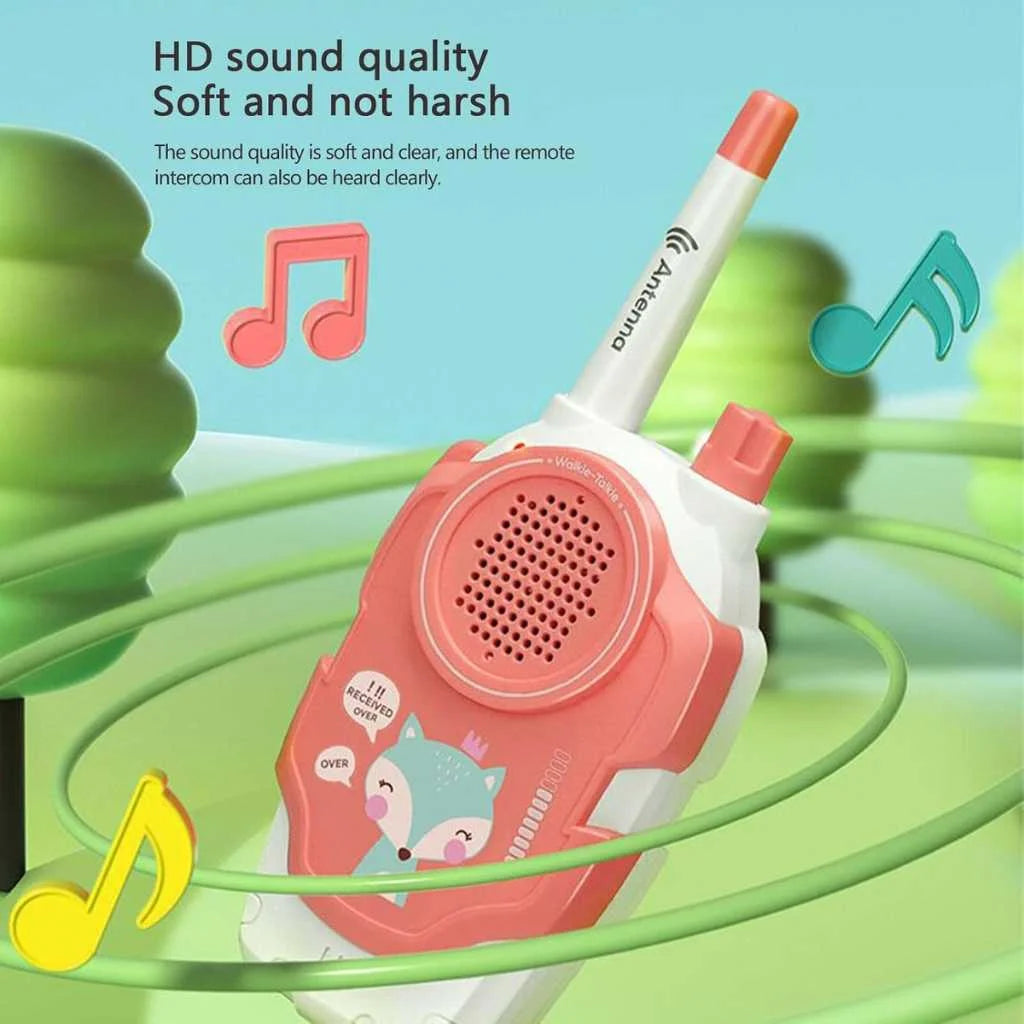 Cute Cartoon Wireless Kids Walkie Talkie 500M Range