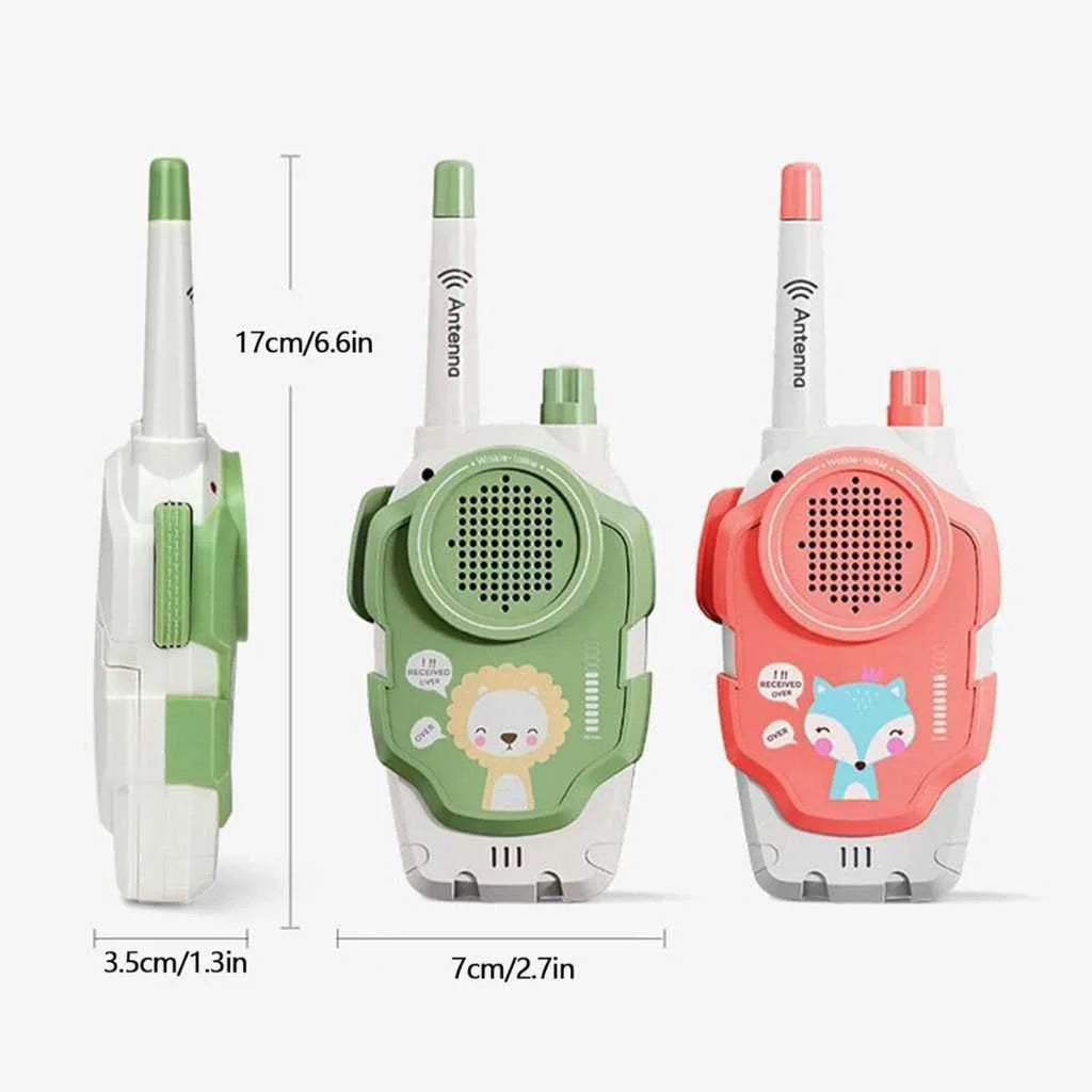 Cute Cartoon Wireless Kids Walkie Talkie 500M Range