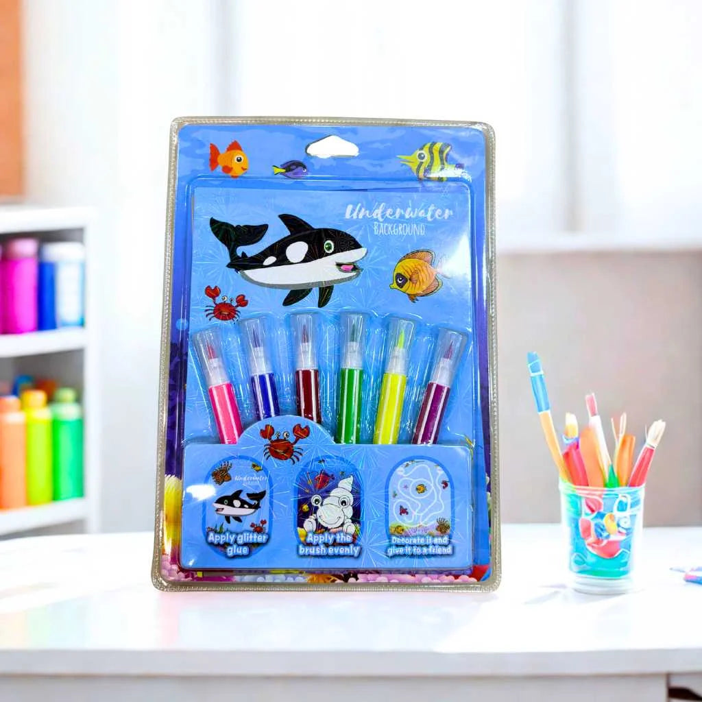 Cute Colour Kit with Watercolour Pen for Kids
