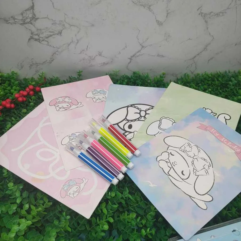 Cute Colour Kit with Watercolour Pen for Kids