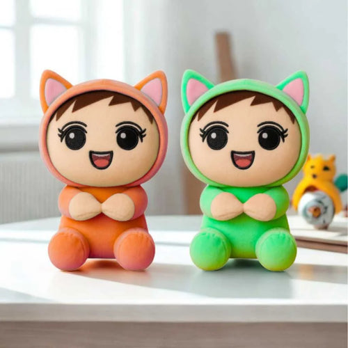 Cute Cosplay Anime Cat Plush Toy for Kids 35cm