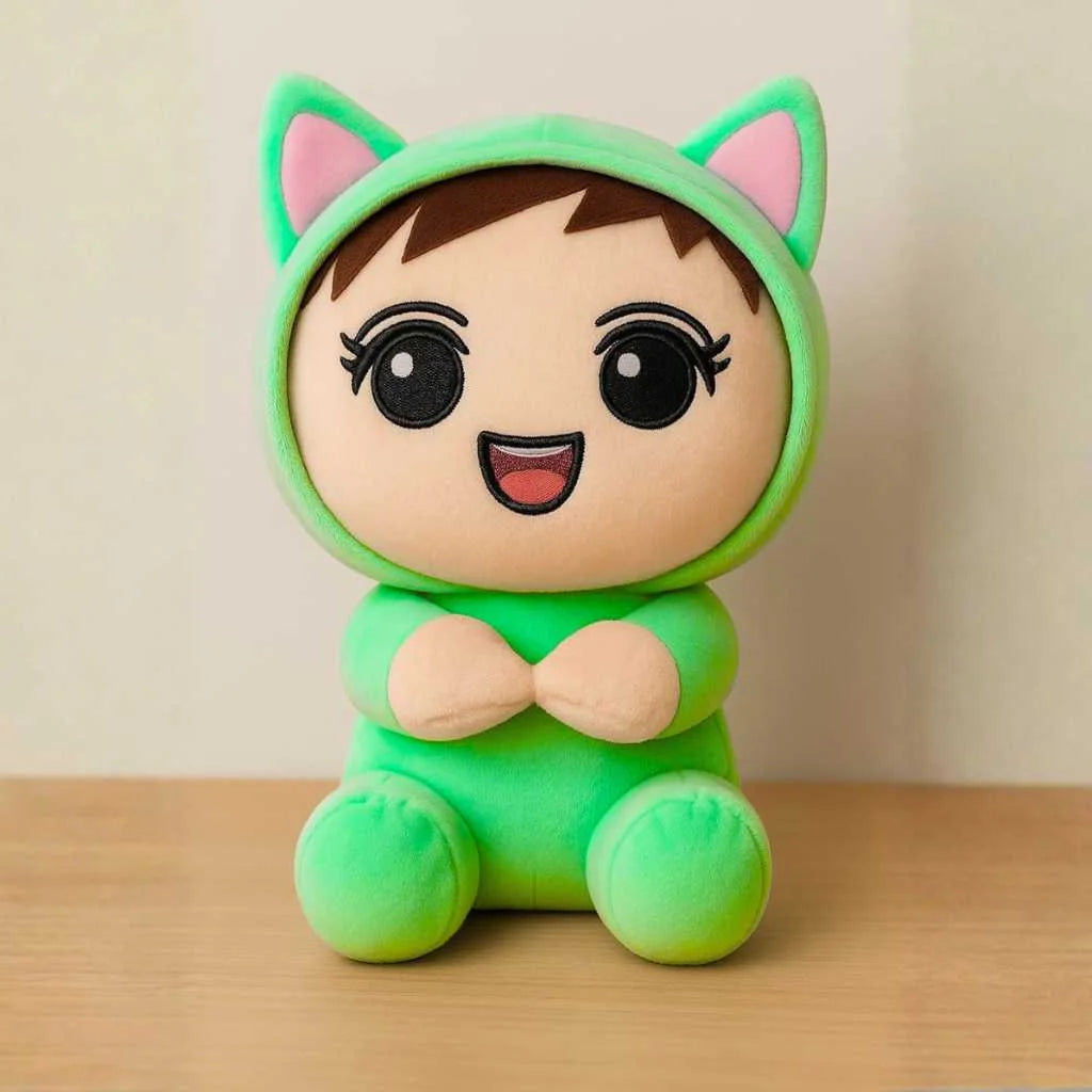 Cute Cosplay Anime Cat Plush Toy for Kids 35cm