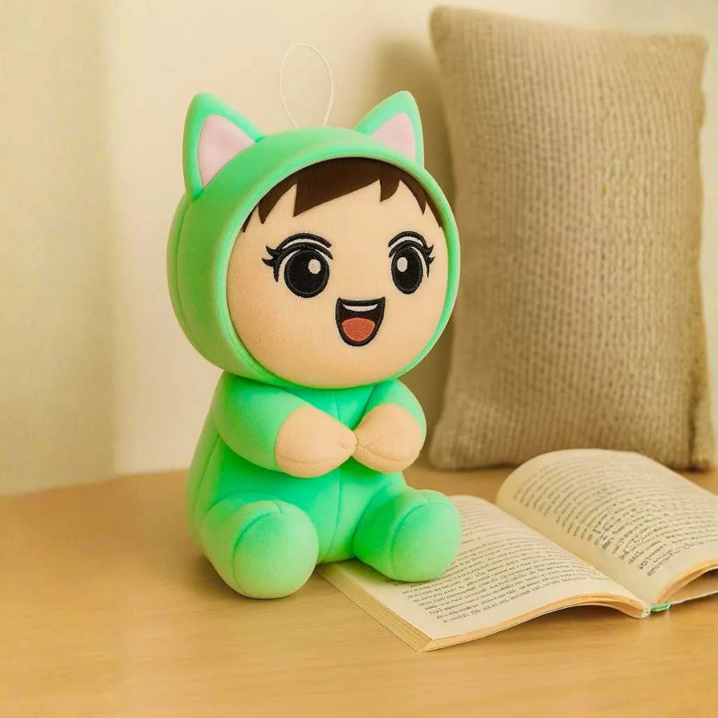 Cute Cosplay Anime Cat Plush Toy for Kids 35cm