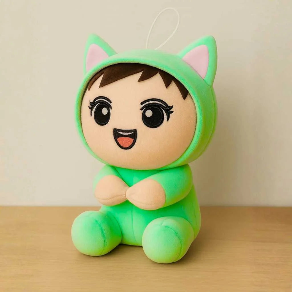 Cute Cosplay Anime Cat Plush Toy for Kids 35cm