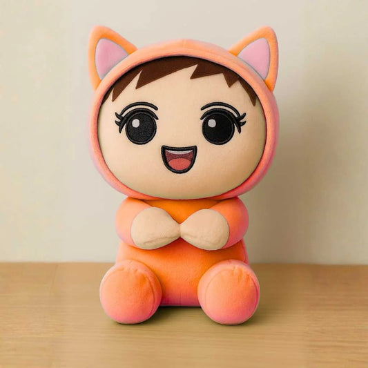 Cute Cosplay Anime Cat Plush Toy for Kids 35cm