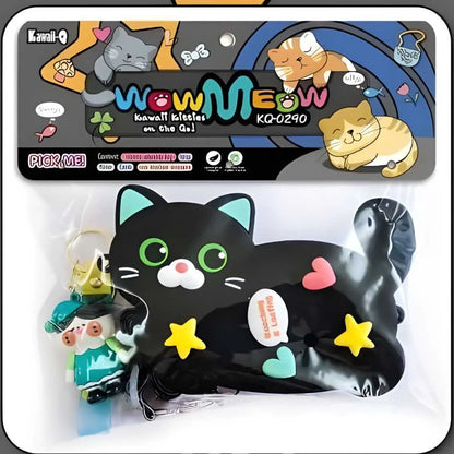 Cute Creative Cartoon Cat Style Sling Bags for Girls