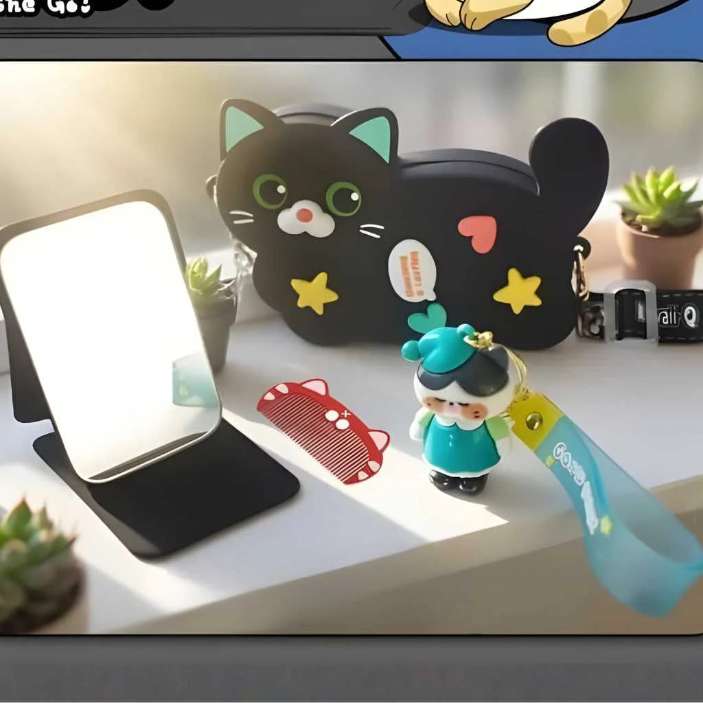 Cute Creative Cartoon Cat Style Sling Bags for Girls