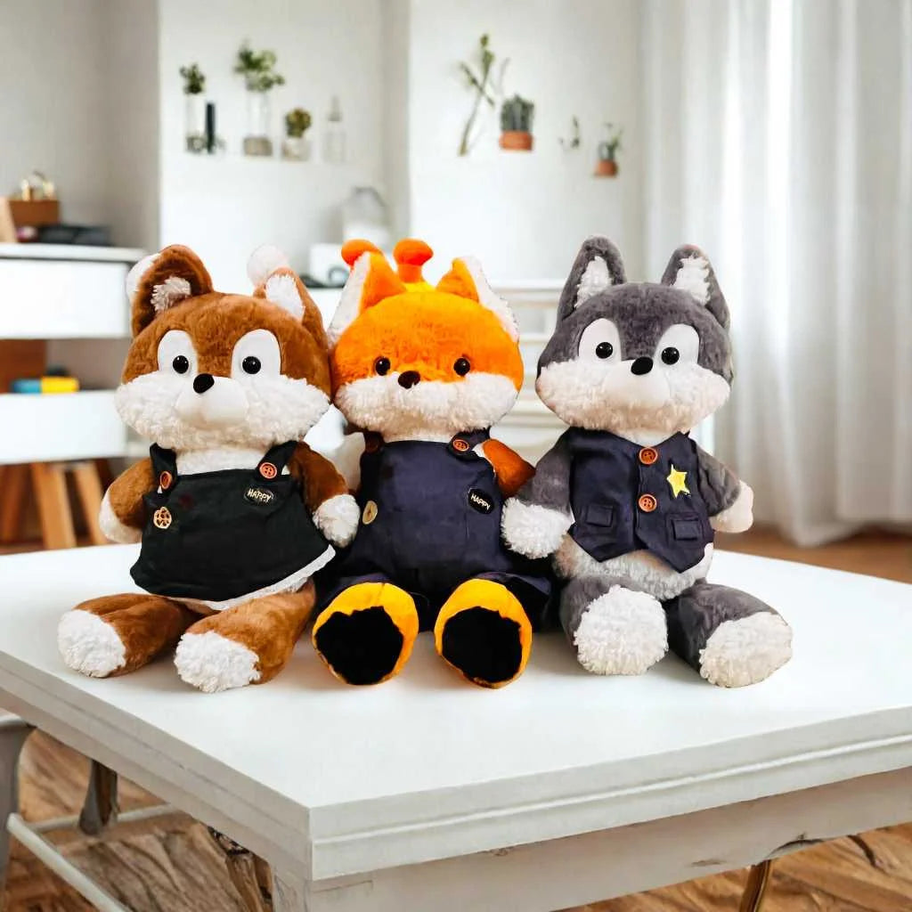 Cute Designer Plush Husky Soft Toy for Kids 50cm
