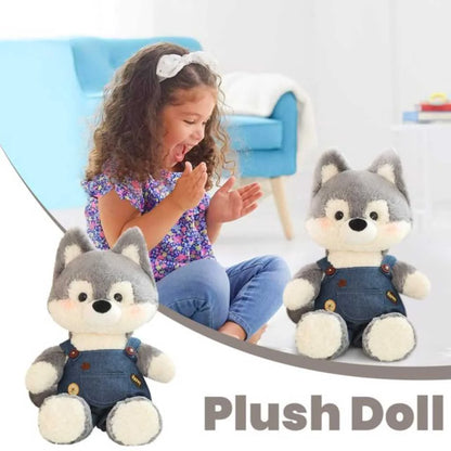 Cute Designer Plush Husky Soft Toy for Kids 50cm
