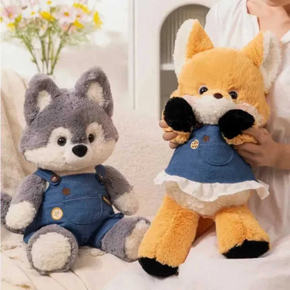 Cute Designer Plush Husky Soft Toy for Kids 50cm
