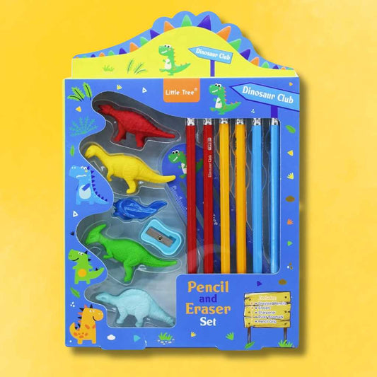 cute dinosaur theme stationary set for kids
