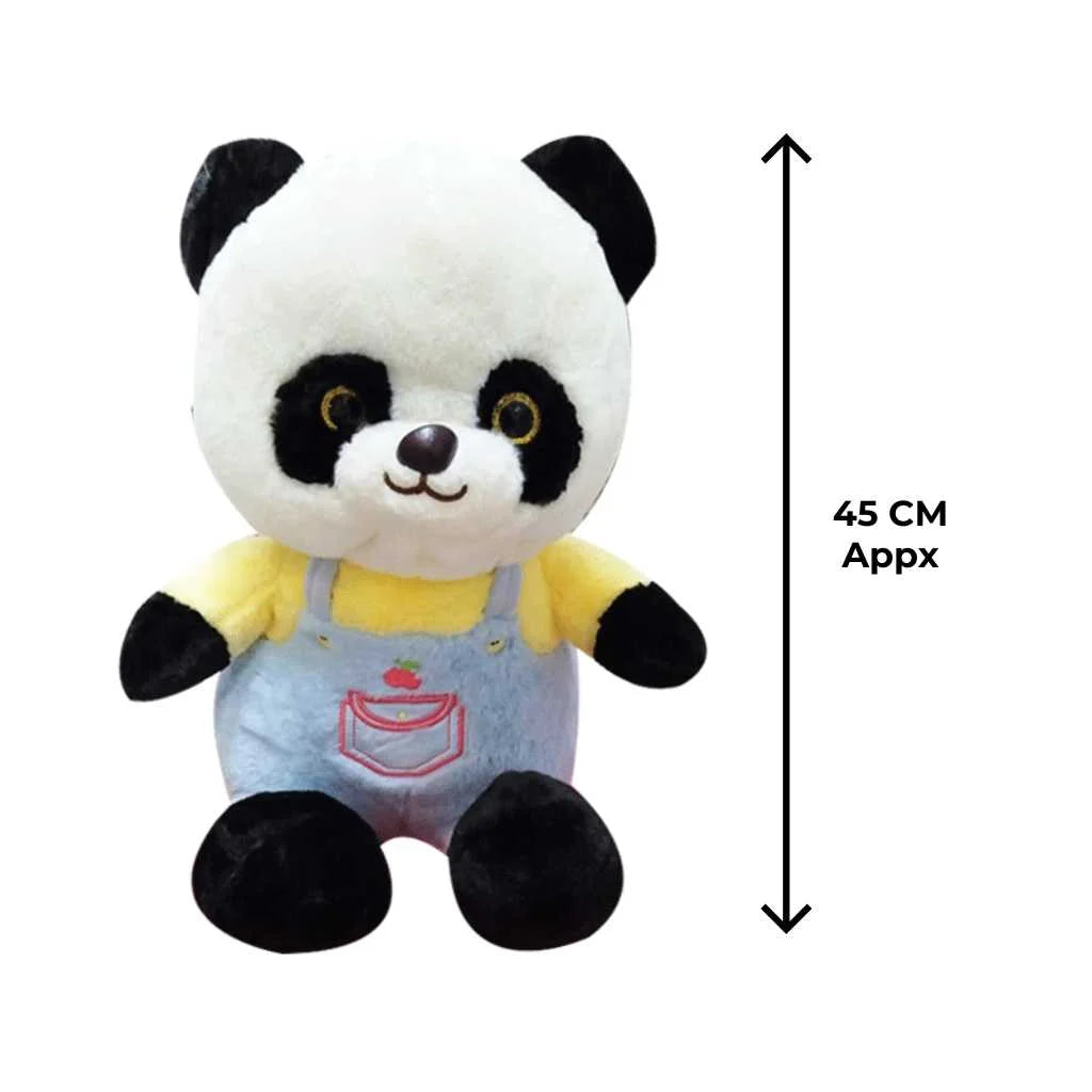 Cute Dressed up Premium Panda Plush Toy for Kids 45cm