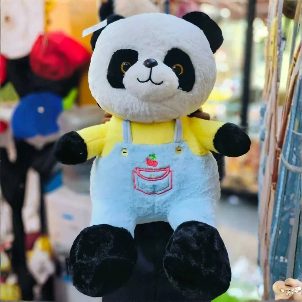 Cute Dressed up Premium Panda Plush Toy for Kids 45cm