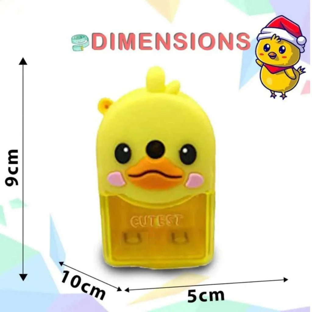Cute Duck Shaped Crank Pencil Sharpener for Kids | DODKart
