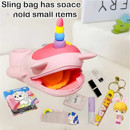 Cute Fancy Unicorn Style Sling Bags for Girls