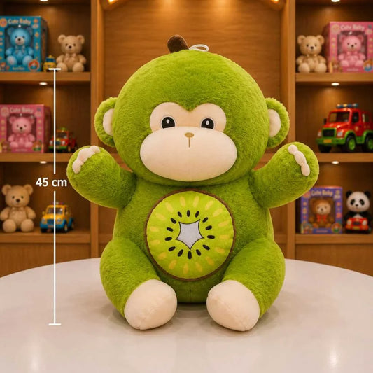 Cute Green Monkey Plush Toy Stuffed Animal for Kids India