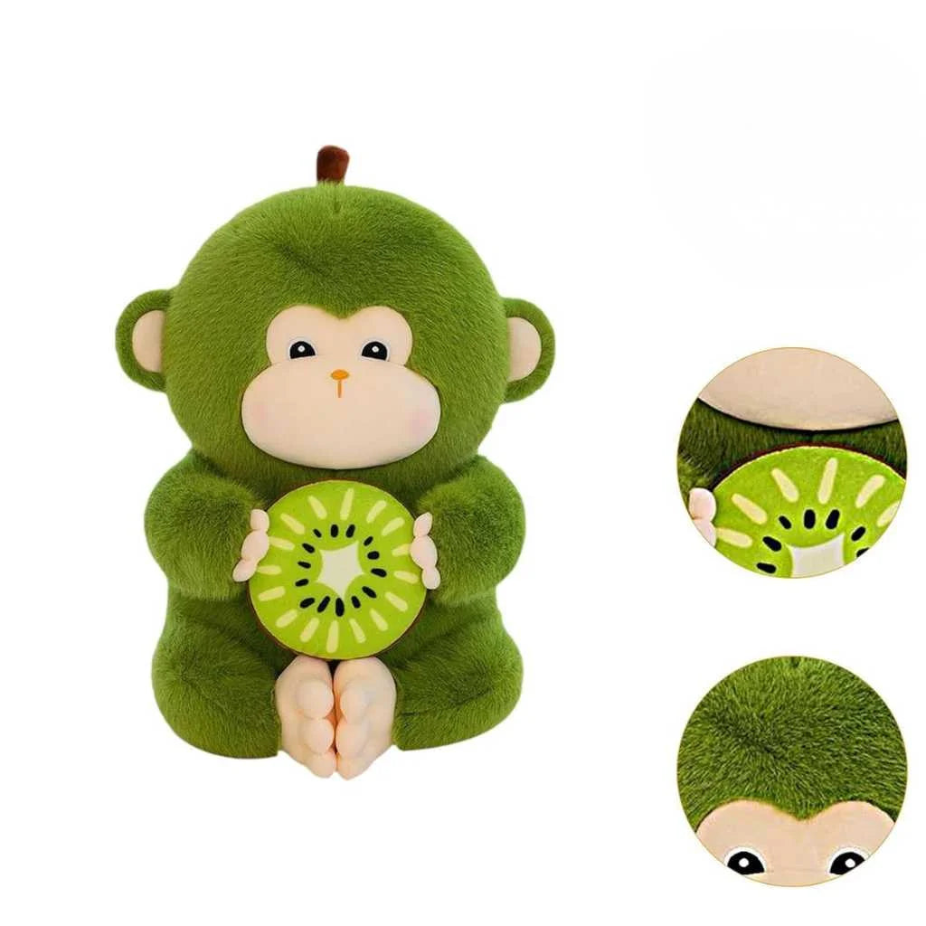 Cute Green Monkey Plush Toy Stuffed Animal for Kids India
