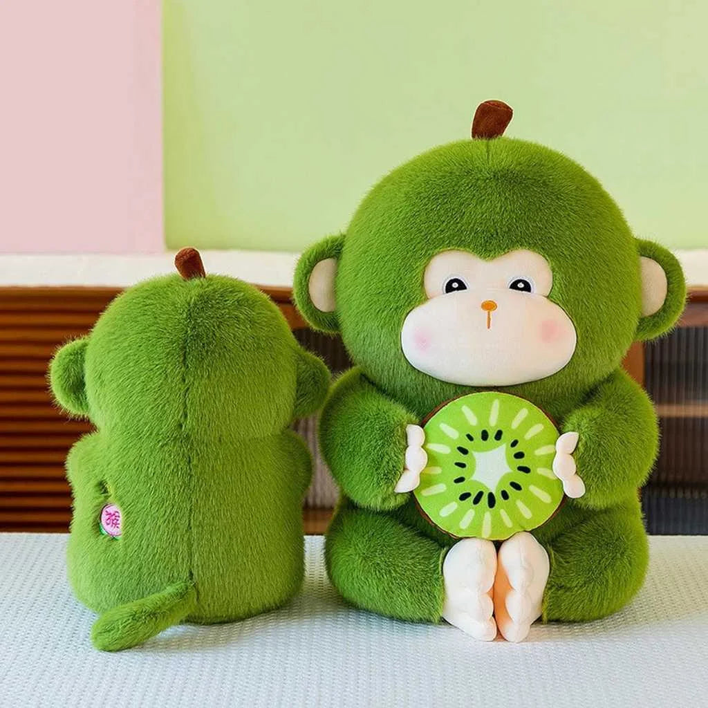 Cute Green Monkey Plush Toy Stuffed Animal for Kids India