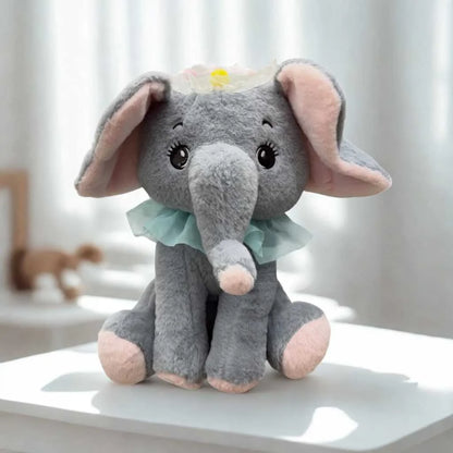 Cute Grey Elephant Soft Toy for Kids 50cm Cuddly Plushie