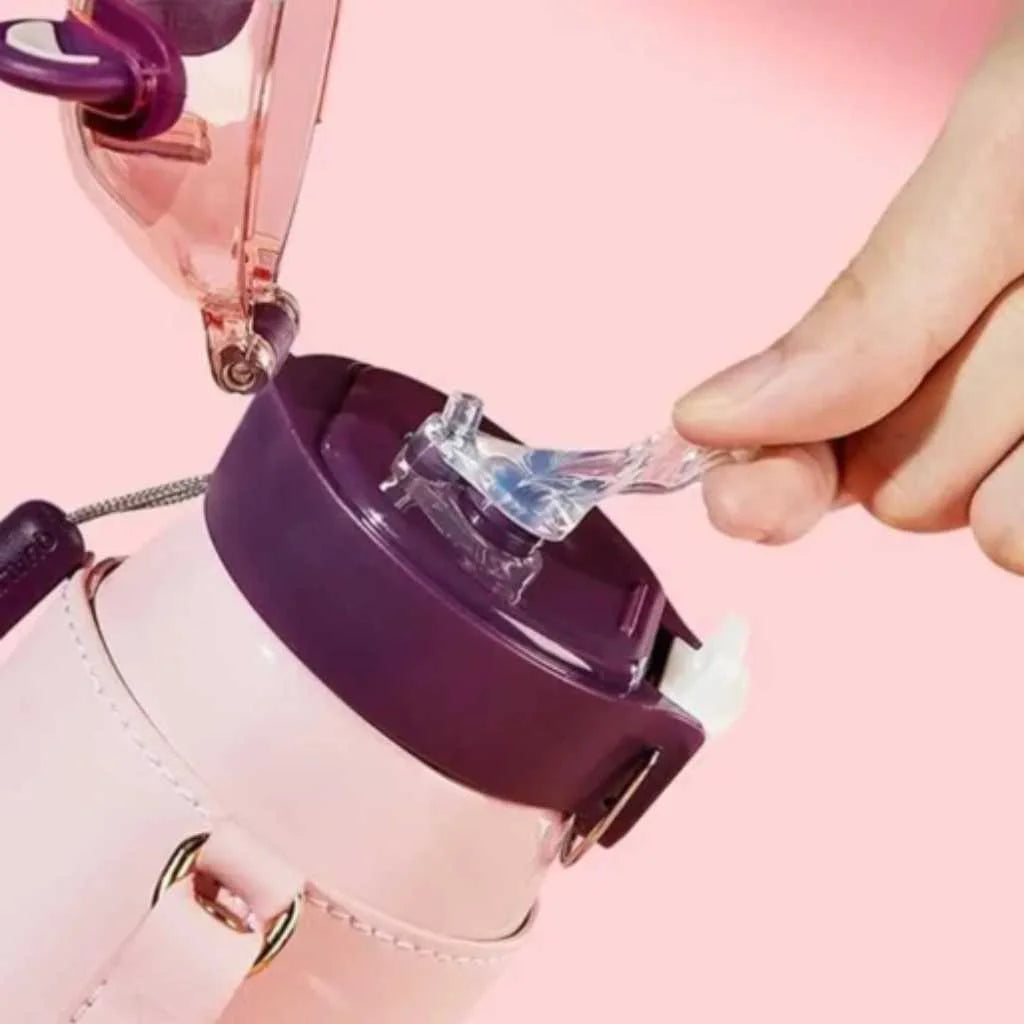 Cute Hot and Cold Stainless Steel Sipper Bottle 530ml