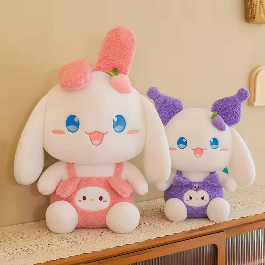 Cute Kawaii Grape and Strawberry Rabbit Soft Toy – DOD Kart